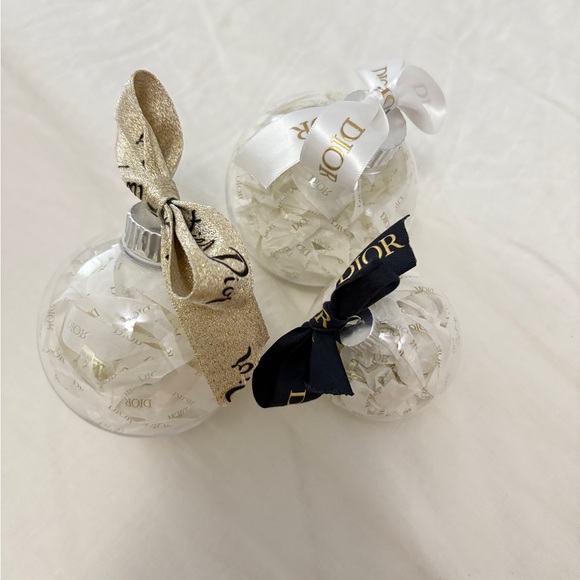 Dior Festive White, Navy and Gold Ornaments - Set of 11 - Picture 1 of 7